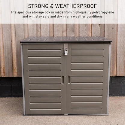 1170L Extra Large Outdoor Garden Storage Box with Padlock
