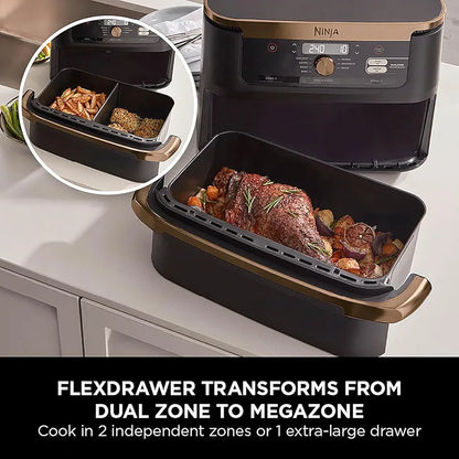 Ninja Foodi FlexDrawer Dual Air Fryer 10.4L AF500UK